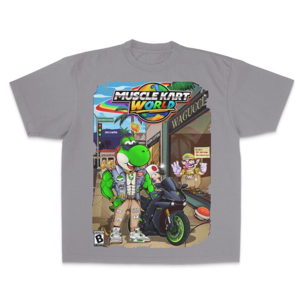 "GREEN DINO" (MUSCLE KART) - UNISEX TEE
