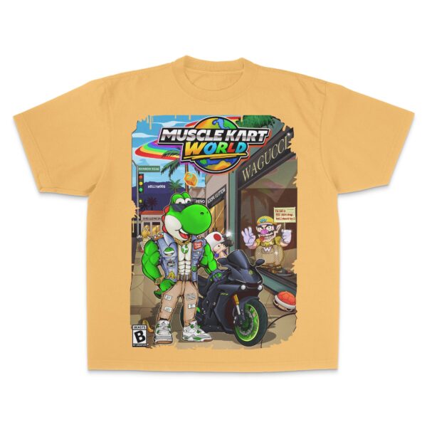 "GREEN DINO" (MUSCLE KART) - UNISEX TEE