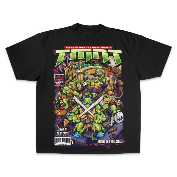 "IT'S TURTLE TIME" - (BC COMICS: ISSUE 4) - UNISEX TEE