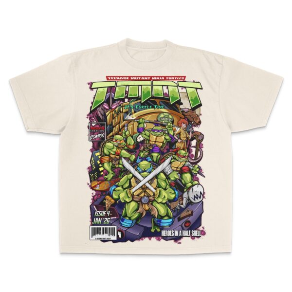 "IT'S TURTLE TIME" - (BC COMICS: ISSUE 4) - UNISEX TEE