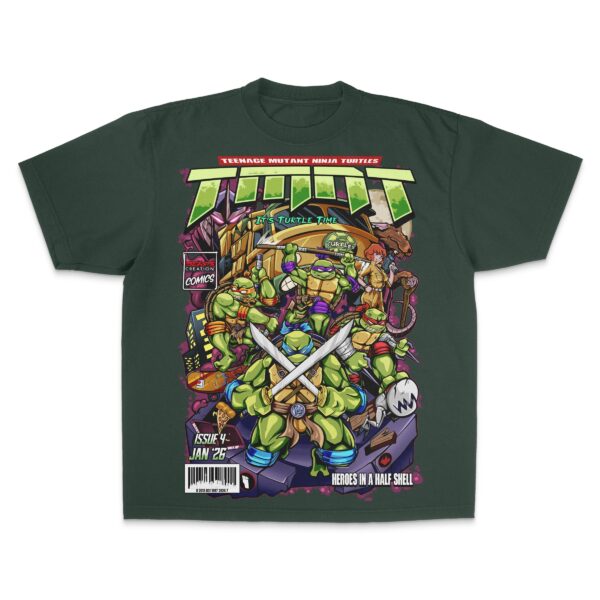 "IT'S TURTLE TIME" - (BC COMICS: ISSUE 4) - UNISEX TEE