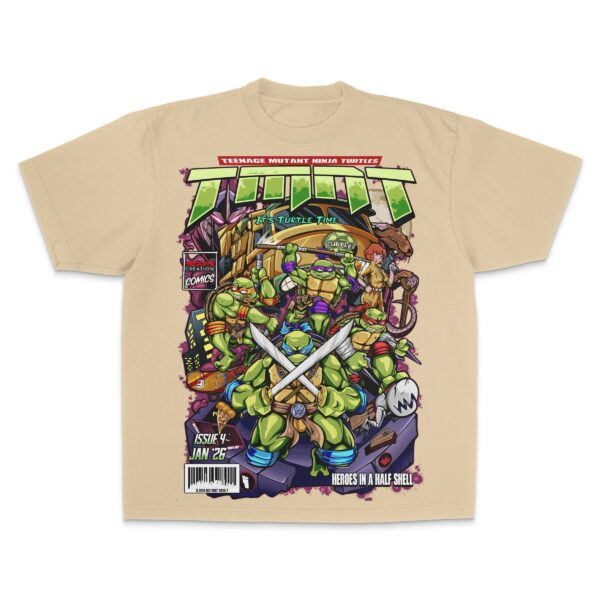 "IT'S TURTLE TIME" - (BC COMICS: ISSUE 4) - UNISEX TEE