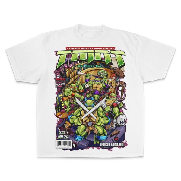 "IT'S TURTLE TIME" - (BC COMICS: ISSUE 4) - UNISEX TEE