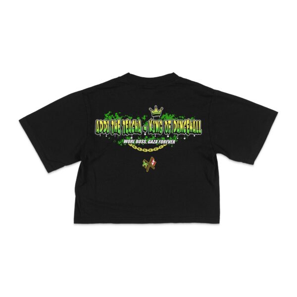 "GAZA IN THE 6IX" (VYBZ KARTEL) - CROP TEE