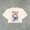 "LIGHTNING KICK" (PAWS OF FURY) - CROP TEE