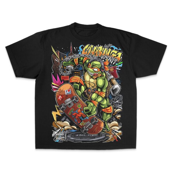 "COWABUNGA ENERGY" - MICHAELANGELO - "UNISEX TEE"