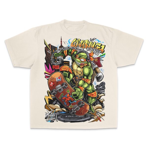 "COWABUNGA ENERGY" - MICHAELANGELO - "UNISEX TEE"