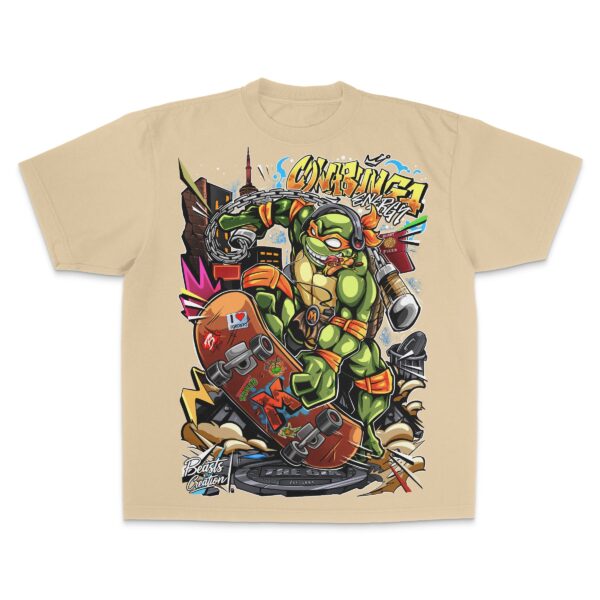 "COWABUNGA ENERGY" - MICHAELANGELO - "UNISEX TEE"