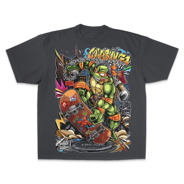 "COWABUNGA ENERGY" - MICHAELANGELO - "UNISEX TEE"