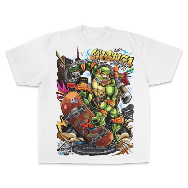 "COWABUNGA ENERGY" - MICHAELANGELO - "UNISEX TEE"