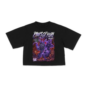 "NOOB BUNNY" (PAWS OF FURY) - CROP TEE