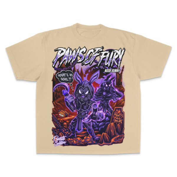 "NOOB BUNNY" (PAWS OF FURY) - UNISEX TEE