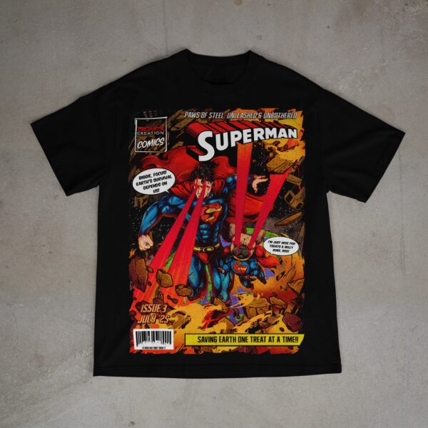 "PAWS OF STEEL" (BC COMICS: ISSUE 3) - UNISEX TEE