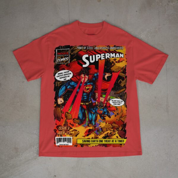 "PAWS OF STEEL" (BC COMICS: ISSUE 3) - UNISEX TEE