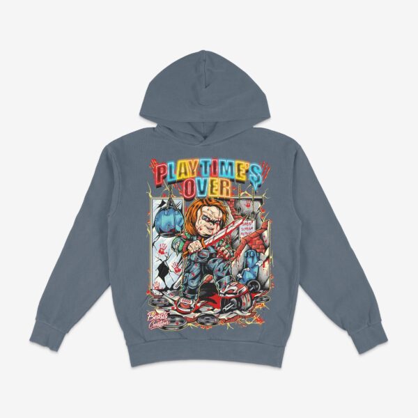 "PLAYTIME'S OVER" - HOODIE