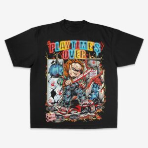 "PLAYTIME'S OVER" - UNISEX TEE
