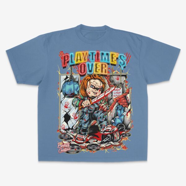 "PLAYTIME'S OVER" - UNISEX TEE