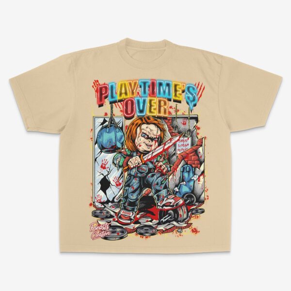 "PLAYTIME'S OVER" - UNISEX TEE
