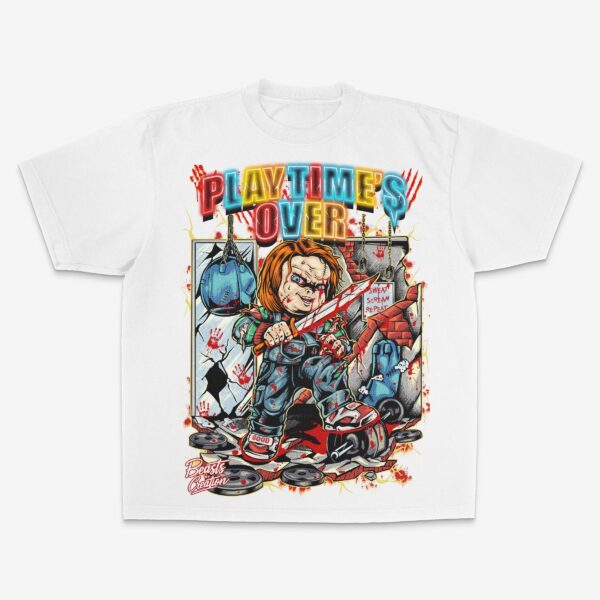 "PLAYTIME'S OVER" - UNISEX TEE