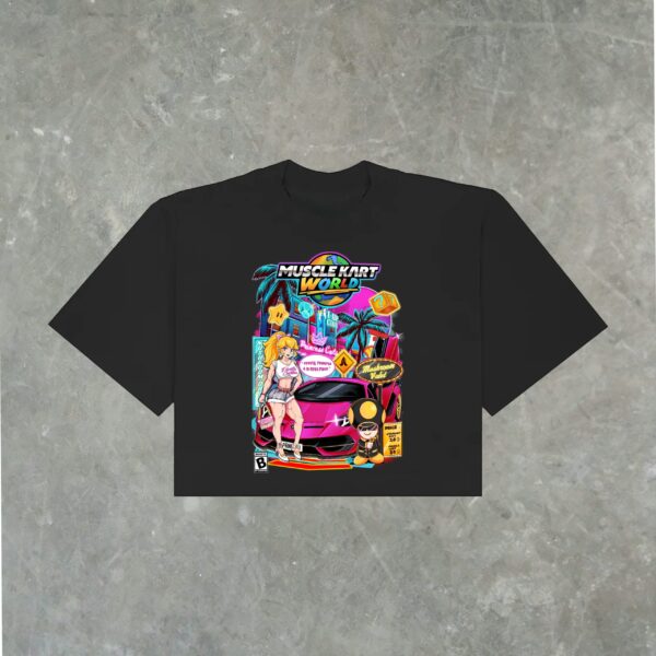 "PRINCESS CUT" (MUSCLE KART) - CROP TEE