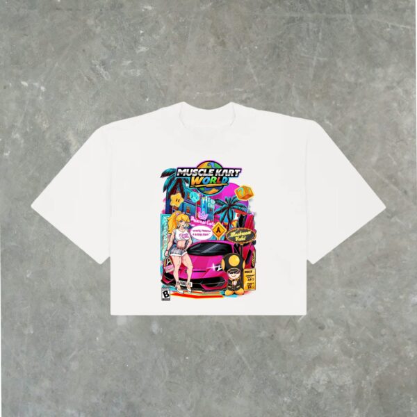 "PRINCESS CUT" (MUSCLE KART) - CROP TEE