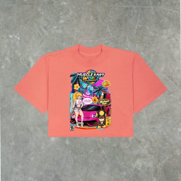 "PRINCESS CUT" (MUSCLE KART) - CROP TEE