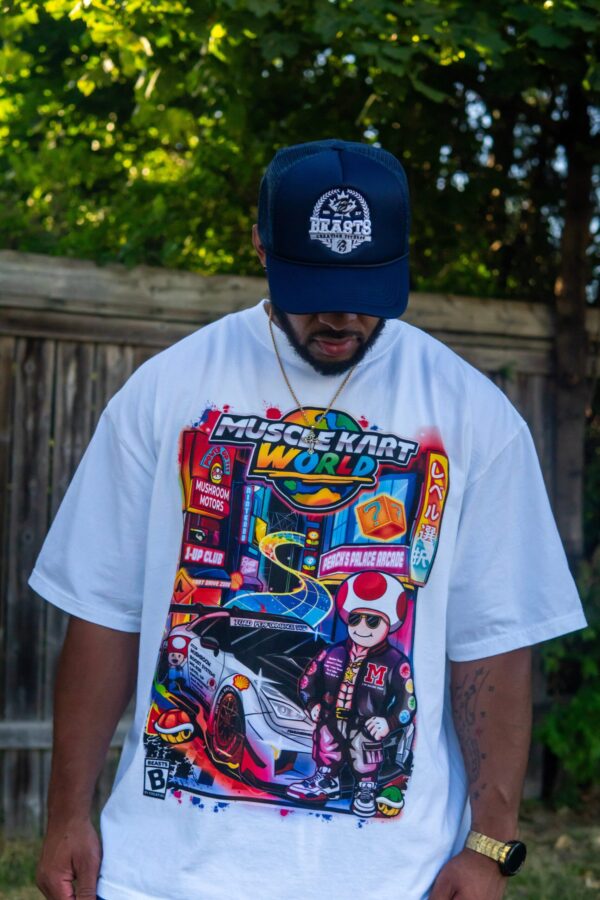 "1-UP" (MUSCLE KART) - UNISEX TEE