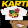 "KISS MI BABY" (VYBZ KARTEL) - CROP TEE