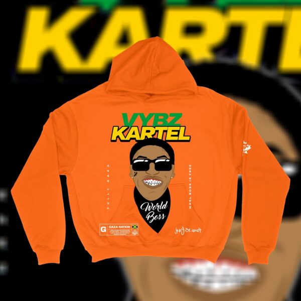 "KISS MI BABY" (VYBZ KARTEL) - HOODIE
