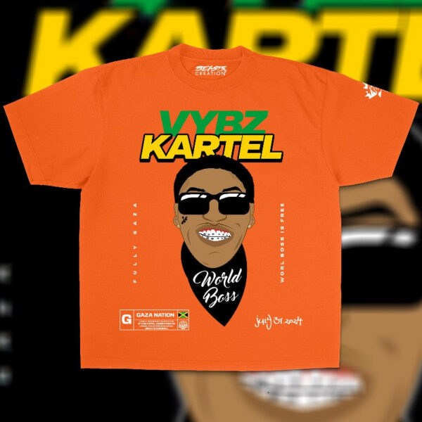 "KISS MI BABY" (VYBZ KARTEL) - UNISEX TEE