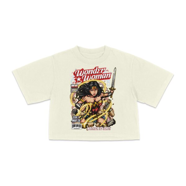 "WARRIOR BY BIRTH" (BC COMICS: ISSUE 7) - CROP TEE