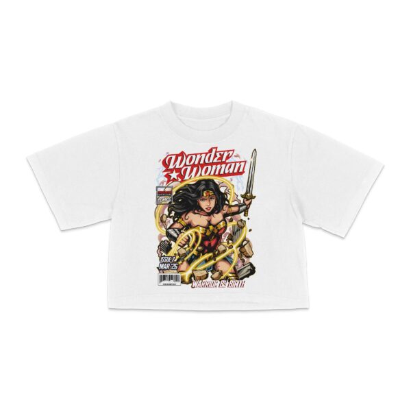 "WARRIOR BY BIRTH" (BC COMICS: ISSUE 7) - CROP TEE