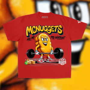 MR. MCNUGGET "PREMIUM" TEE IN POPPY RED image 0