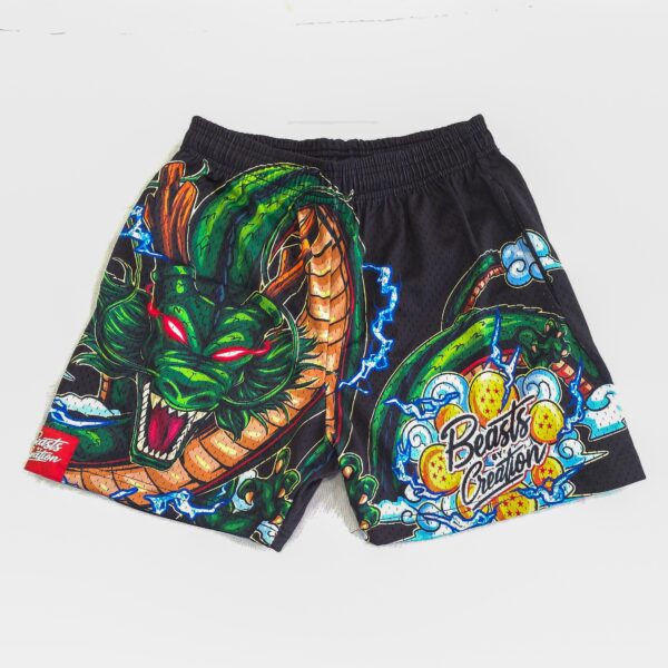 "SHEN DRGN" - MESH SHORTS