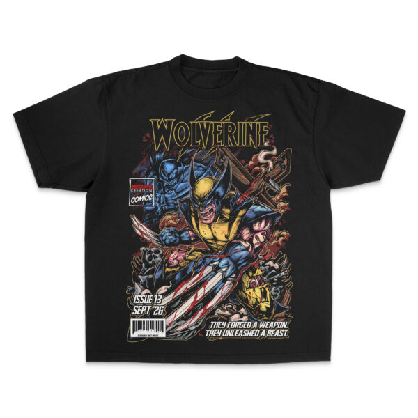 "WEAPON X" (BC COMICS: ISSUE 13) - UNISEX TEE